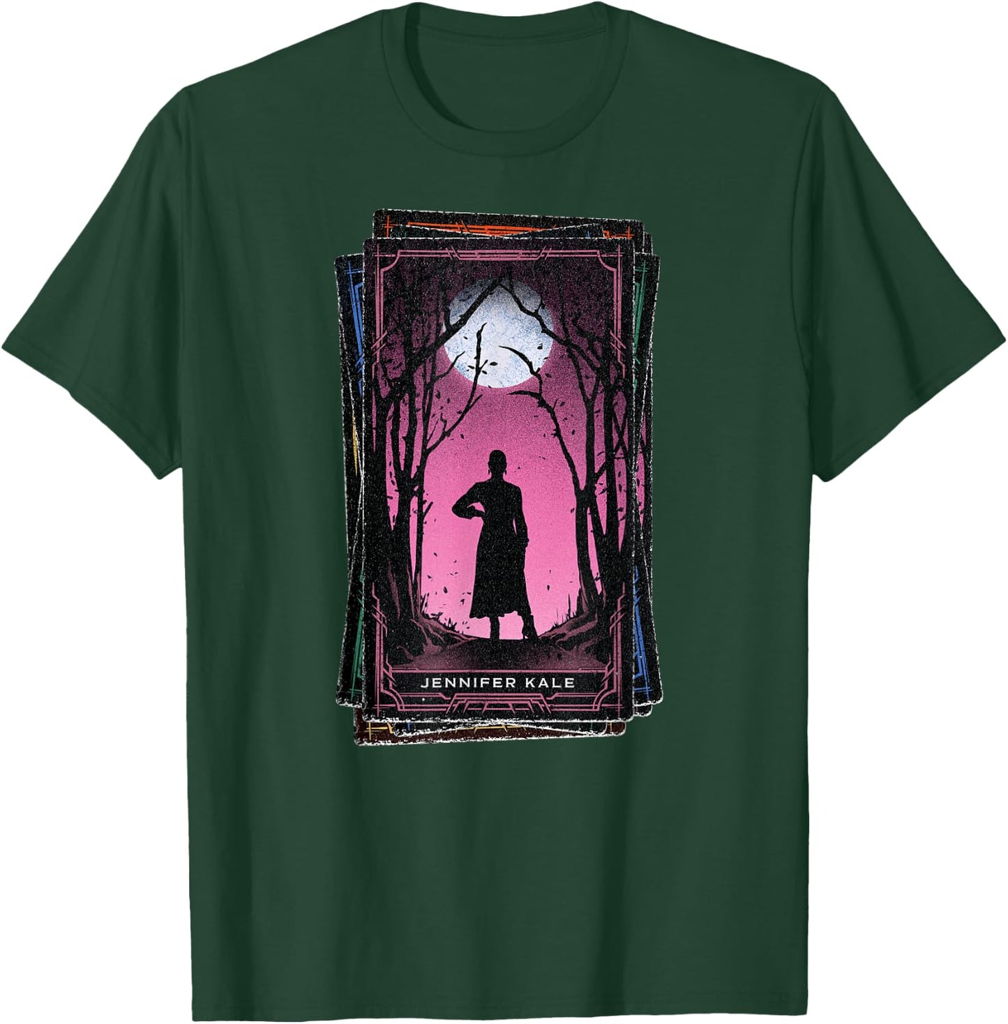 Marvel Agatha All Along Disney+ Jennifer Kale Tarot Card T-Shirt - T-Shirt | Forest