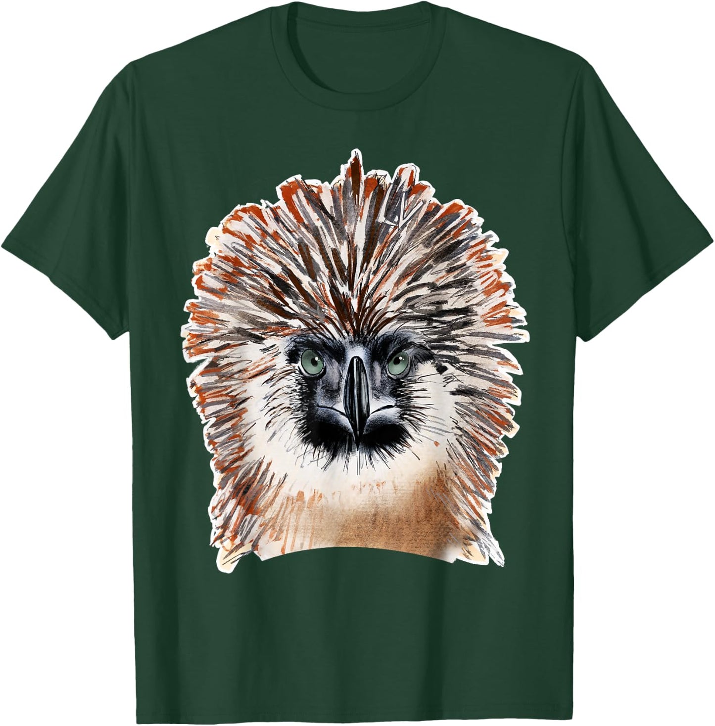 Haribon Philippine Monkey Eating Eagle T-Shirt - T-Shirt | Forest