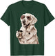 English Cream Golden Retriever Coffee Dog Mom Dad T-Shirt - T-Shirt | Forest