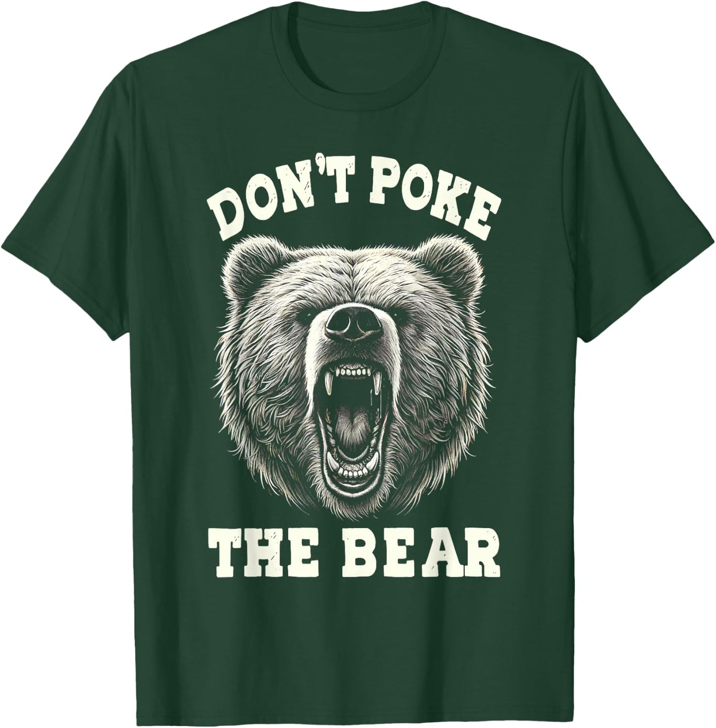 Don't Pokes Vintage Pets Lovers Animals Outfits The Bears T-Shirt - T-Shirt | Forest