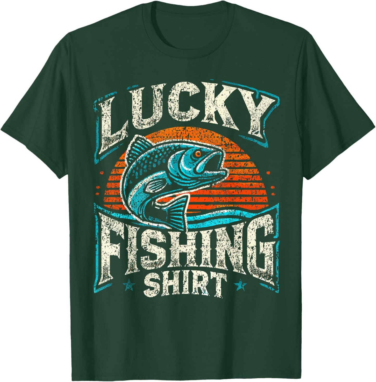 Lucky Fishing T-Shirt - T-Shirt | Forest