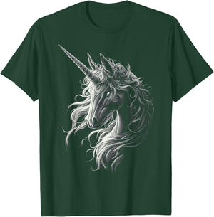 Unicorn Mythical Graphic Fantasy Art Unicorn T-Shirt - T-Shirt | Forest