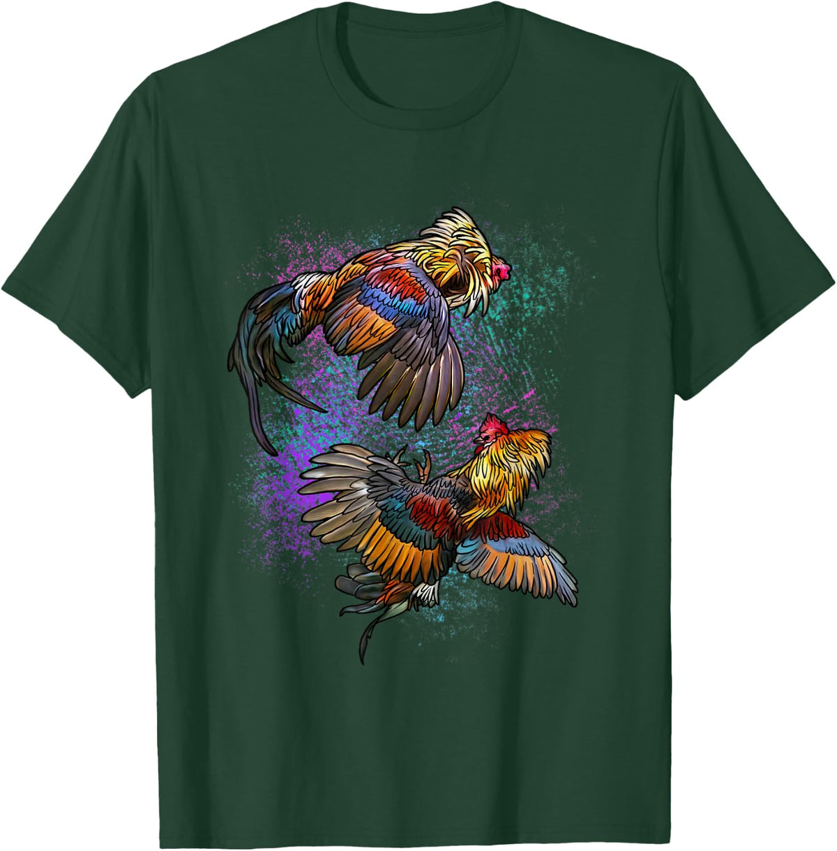 Peleas De Gallos Cockfighter Game Fowl Cockfighting Rooster T-Shirt - T-Shirt | Forest