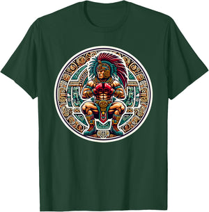 Boxing Mexico Funny Mexican Vintage Style Boxing flag Mexico T-Shirt - T-Shirt | Forest