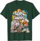Cool Basketball Graffiti Style Illustration Graphic Designs T-Shirt - T-Shirt | Forest