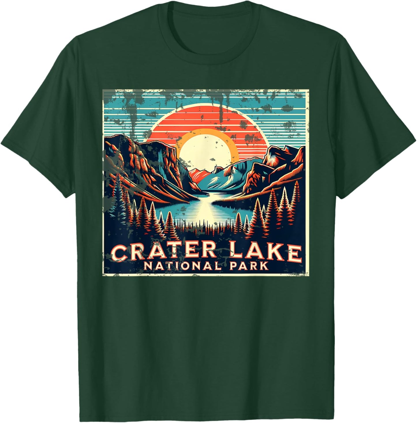 Crater Lake National Park T-Shirt - T-Shirt | Forest