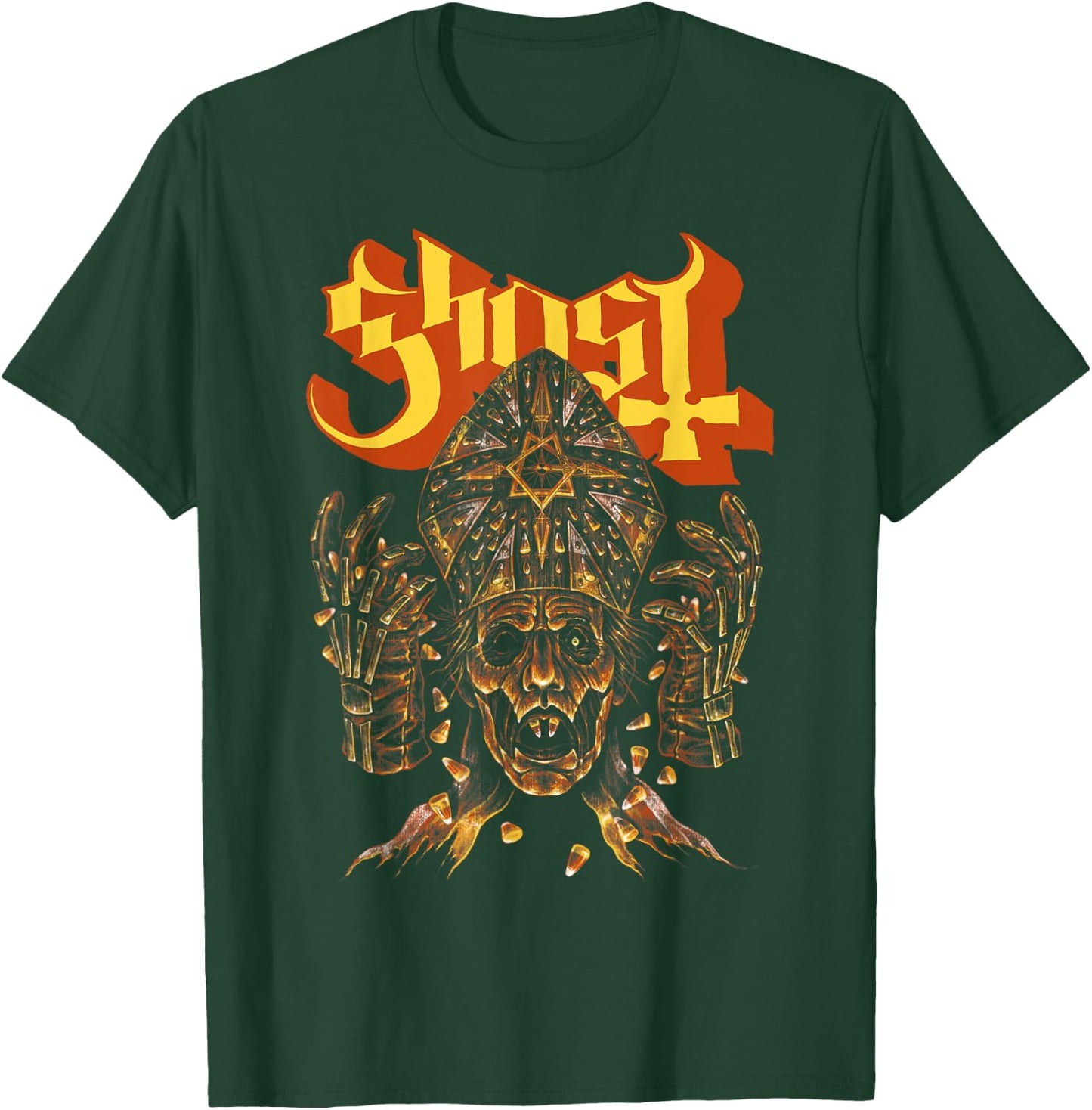 Ghost – Candy Corn Papa 4 Halloween T-Shirt - T-Shirt | Forest