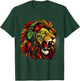 Reggae Music Rasta Pride Jamaican Roots Rasta Reggae Lion T-Shirt - T-Shirt | Forest