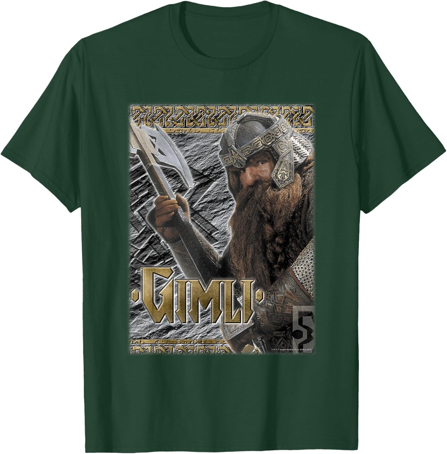 The Lord of the Rings Gimli T-Shirt - T-Shirt | Forest