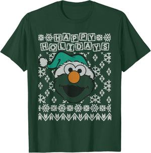 Sesame Street Elmo Ugly Christmas T-Shirt - T-Shirt | Forest