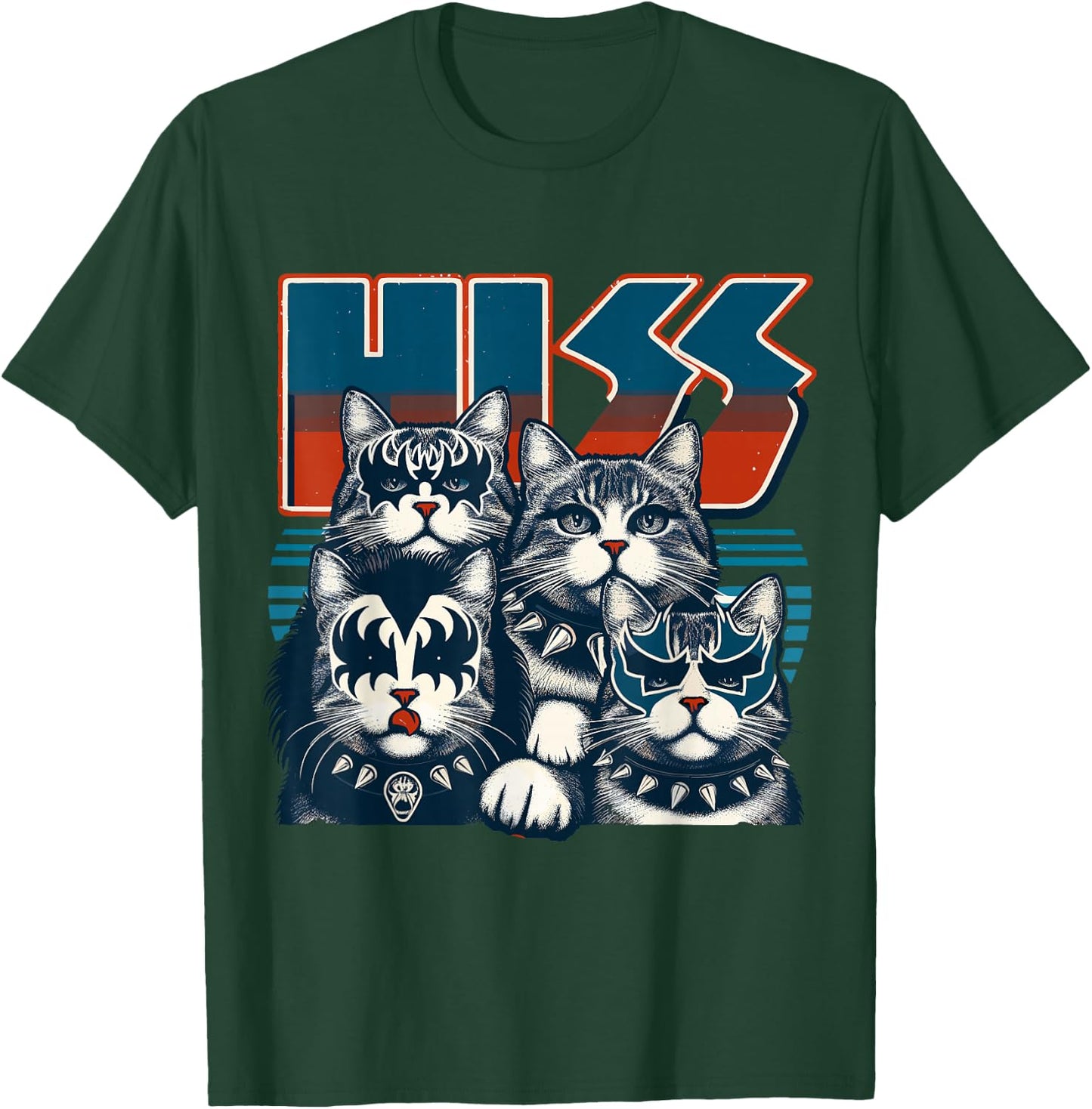 Cat Hiss, Funny Cat Lover, Cat Owner, Cat Humor T-Shirt - T-Shirt | Forest