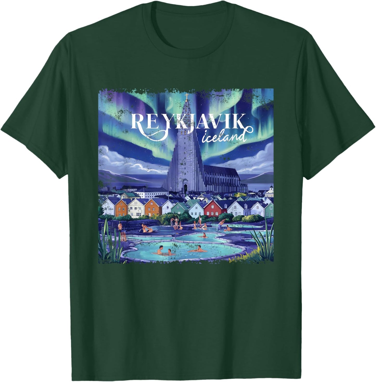Reykjavik, Iceland T-Shirt - T-Shirt | Forest