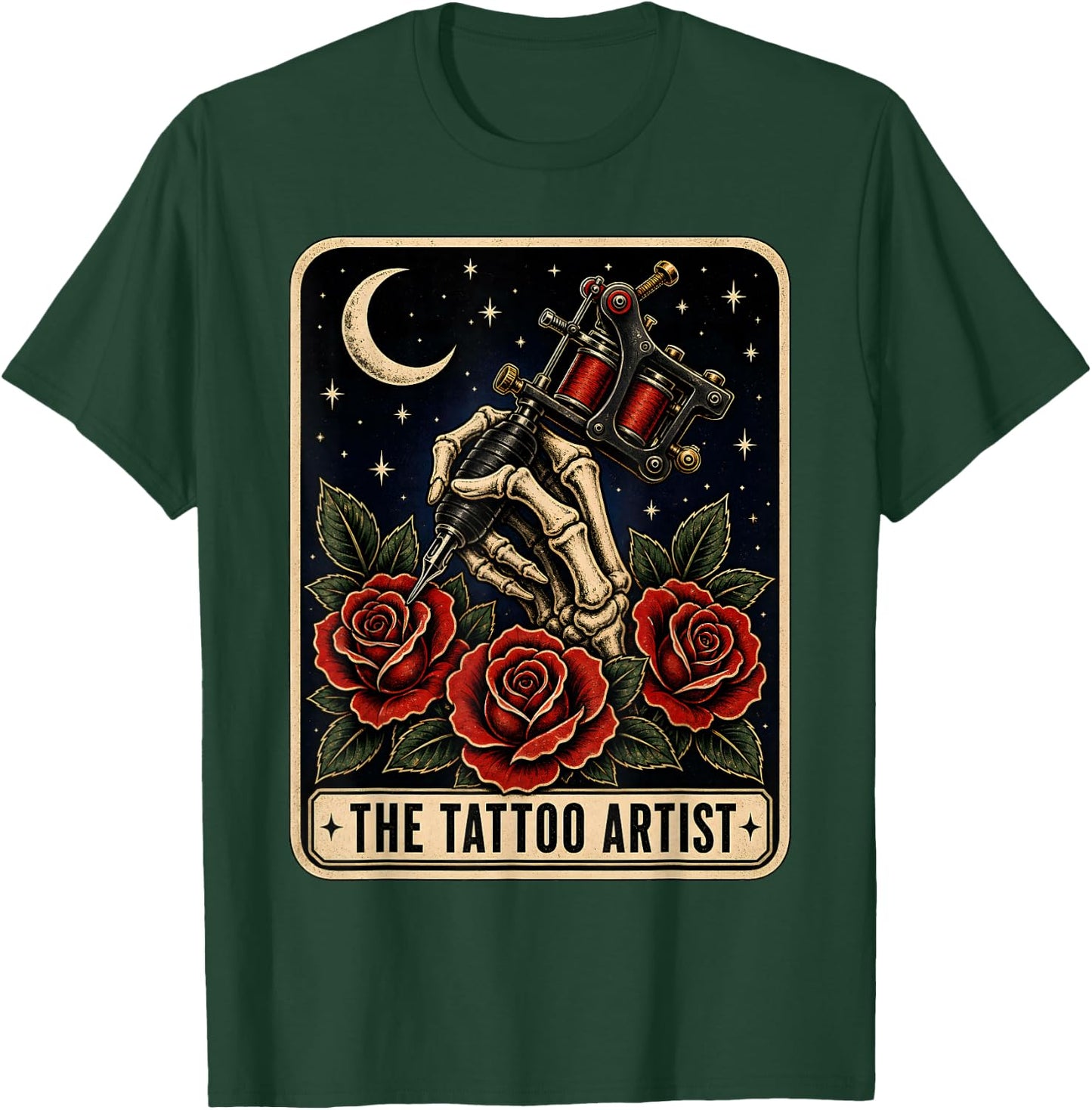 The Tattoo Artist Tarot Card T-Shirt - T-Shirt | Forest
