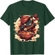 Japanese Art Ramen Cat Ninja Ukiyo-e Anime Style Samurai Cat T-Shirt - T-Shirt | Forest