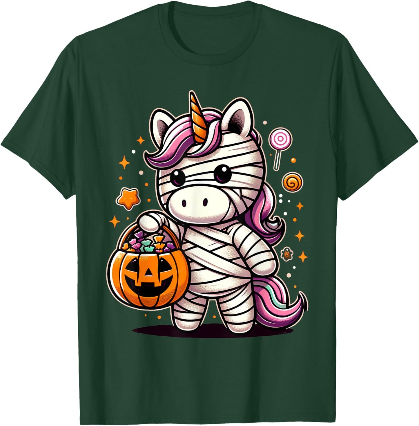 Cute Unicorn Halloween Costume Toddler Kids Boys & Girls T-Shirt - T-Shirt | Forest