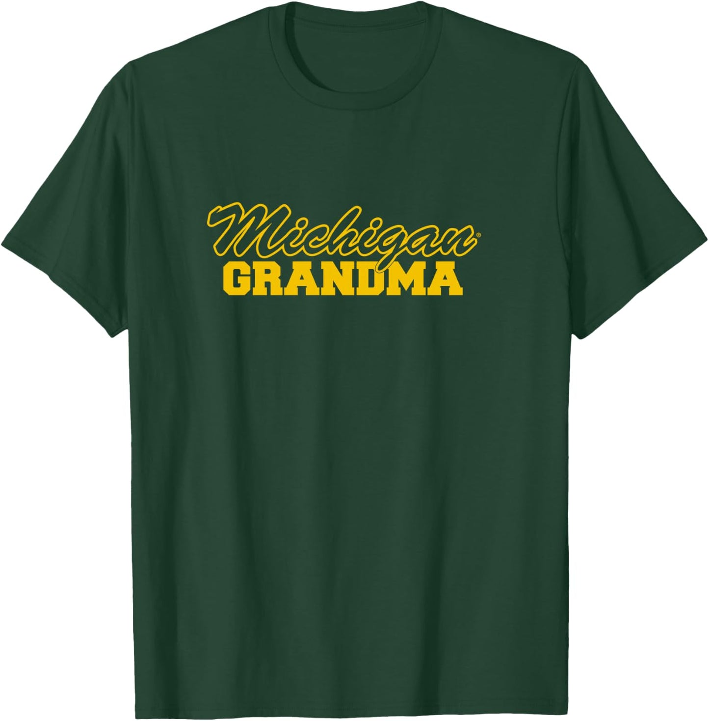 University of Michigan Wolverines U of M Grandma T-Shirt - T-Shirt | Forest
