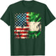 Half Nigerian Half American USA Flag Nigeria America T-Shirt - T-Shirt | Forest