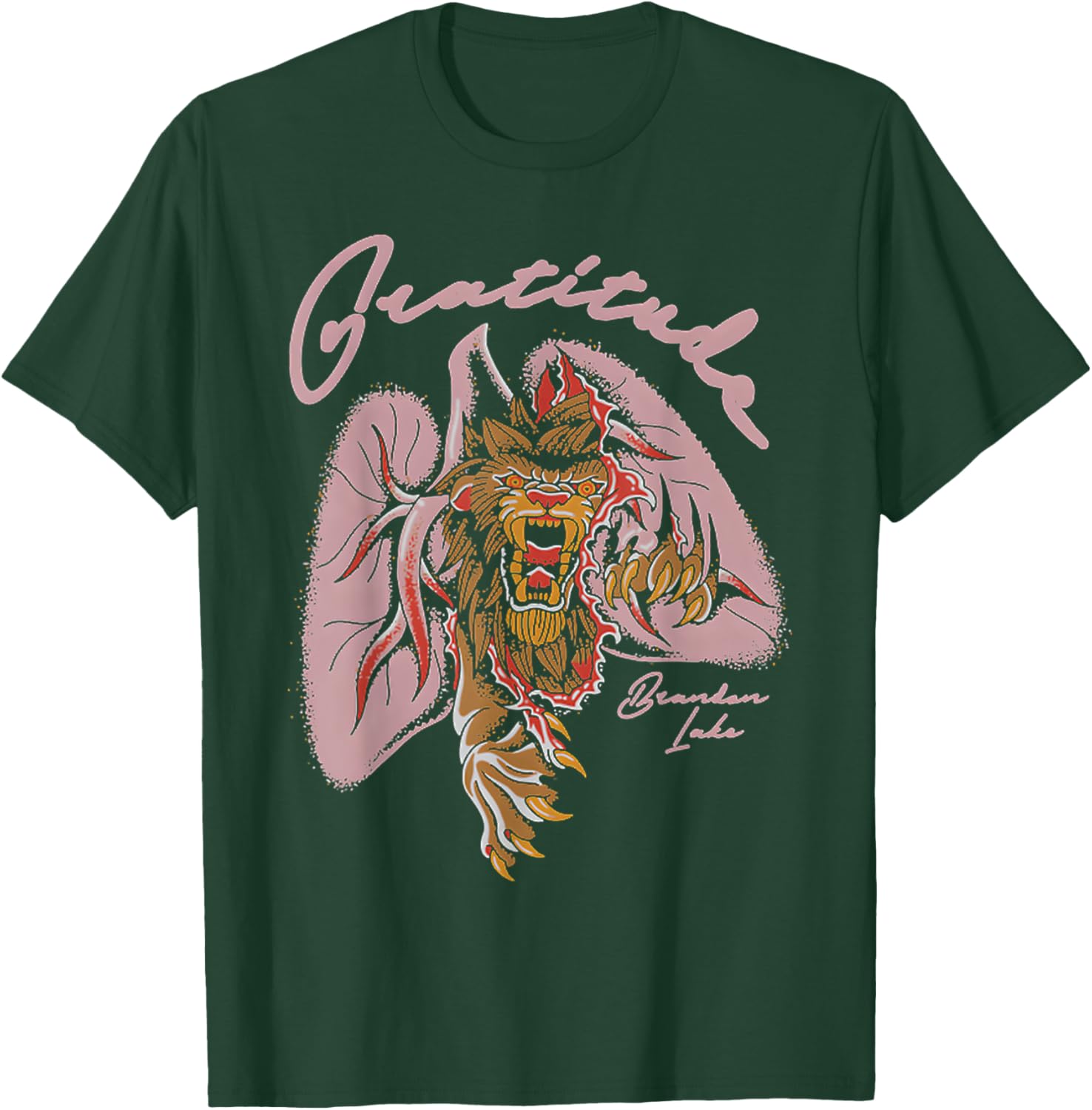 Funny Quote Gratitude God Christian Faith Inspirational T-Shirt - T-Shirt | Forest