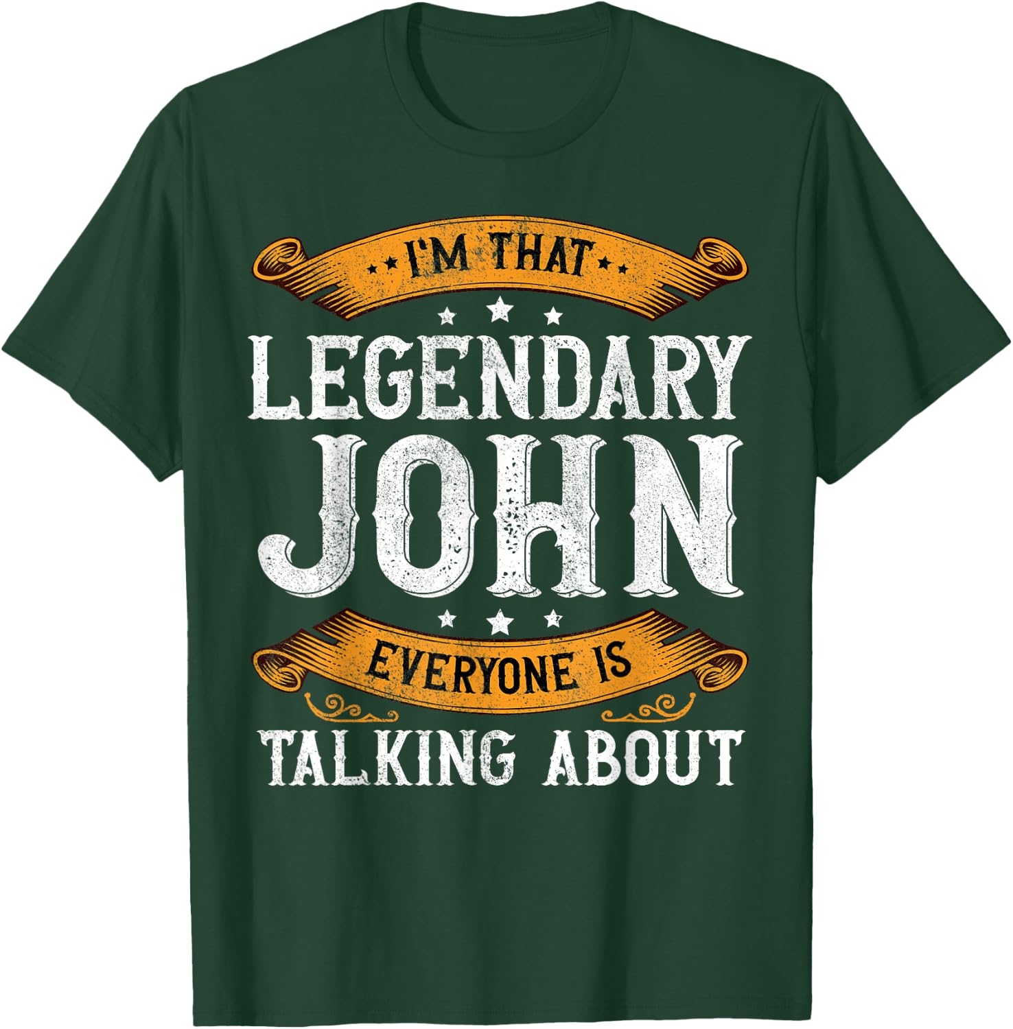 John Personal Name Funny John First Name T-Shirt - T-Shirt | Forest
