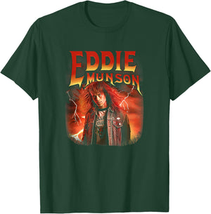 Stranger Things 4 Eddie Munson Portrait T-Shirt - T-Shirt | Forest