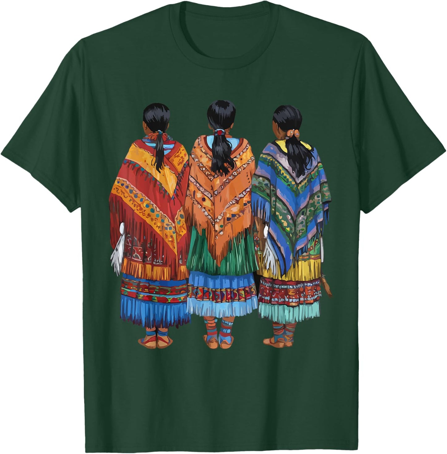 Indigenous People Mexico Native American Tarahumara Tribe T-Shirt - T-Shirt | Forest
