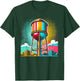 Pop Art Water Tower Colorful Urban Design T-Shirt - T-Shirt | Forest