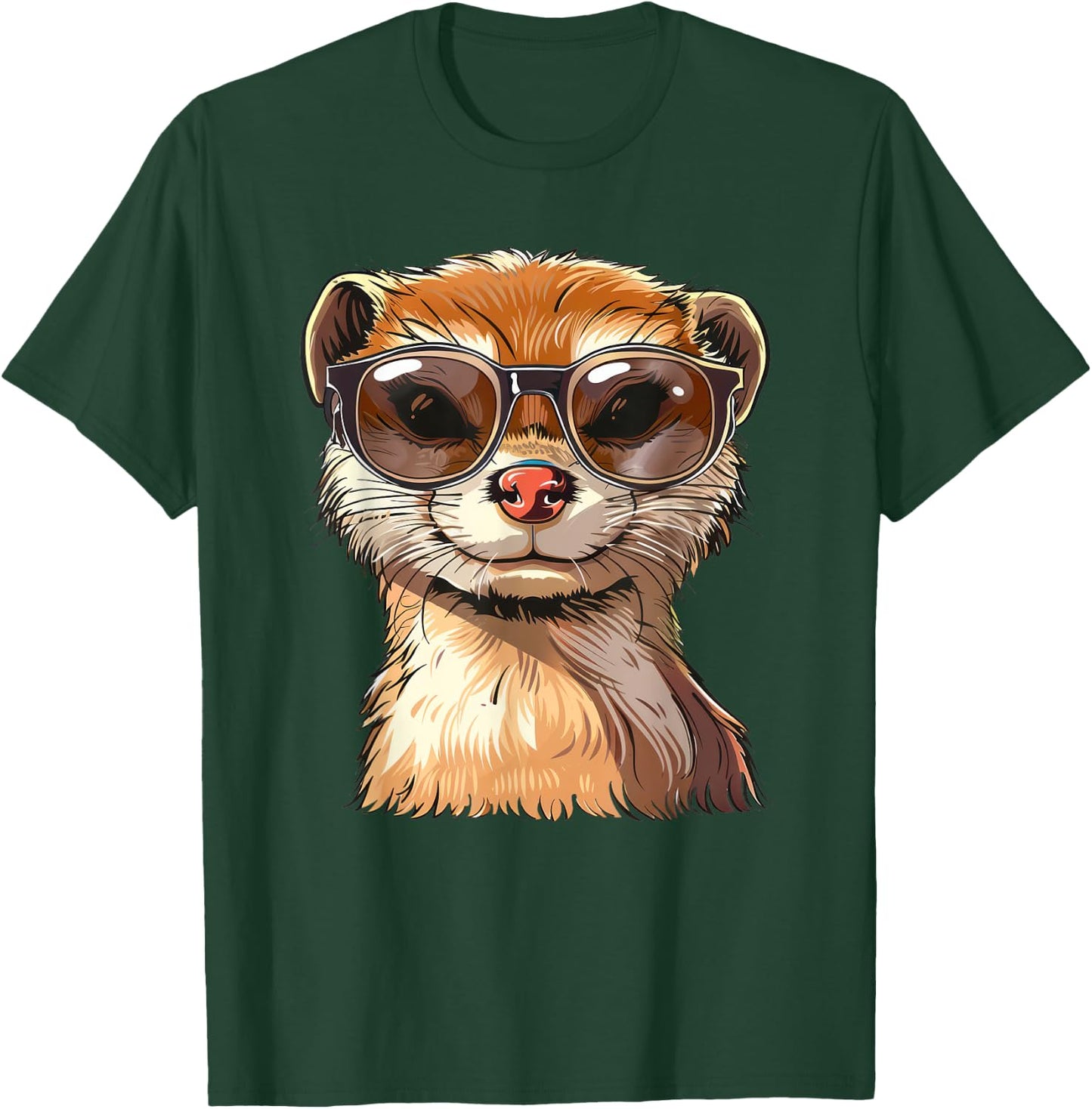 Mongoose Sunglasses T-Shirt - T-Shirt | Forest
