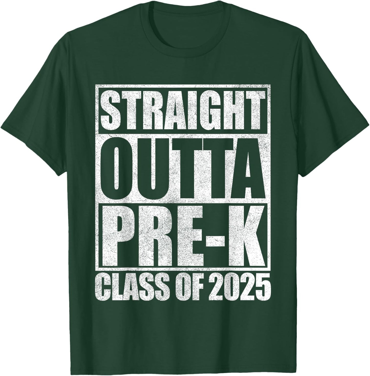 Pre-k Graduation Shirt For Boys, Straight Outta Pre-k T-Shirt - T-Shirt | Forest