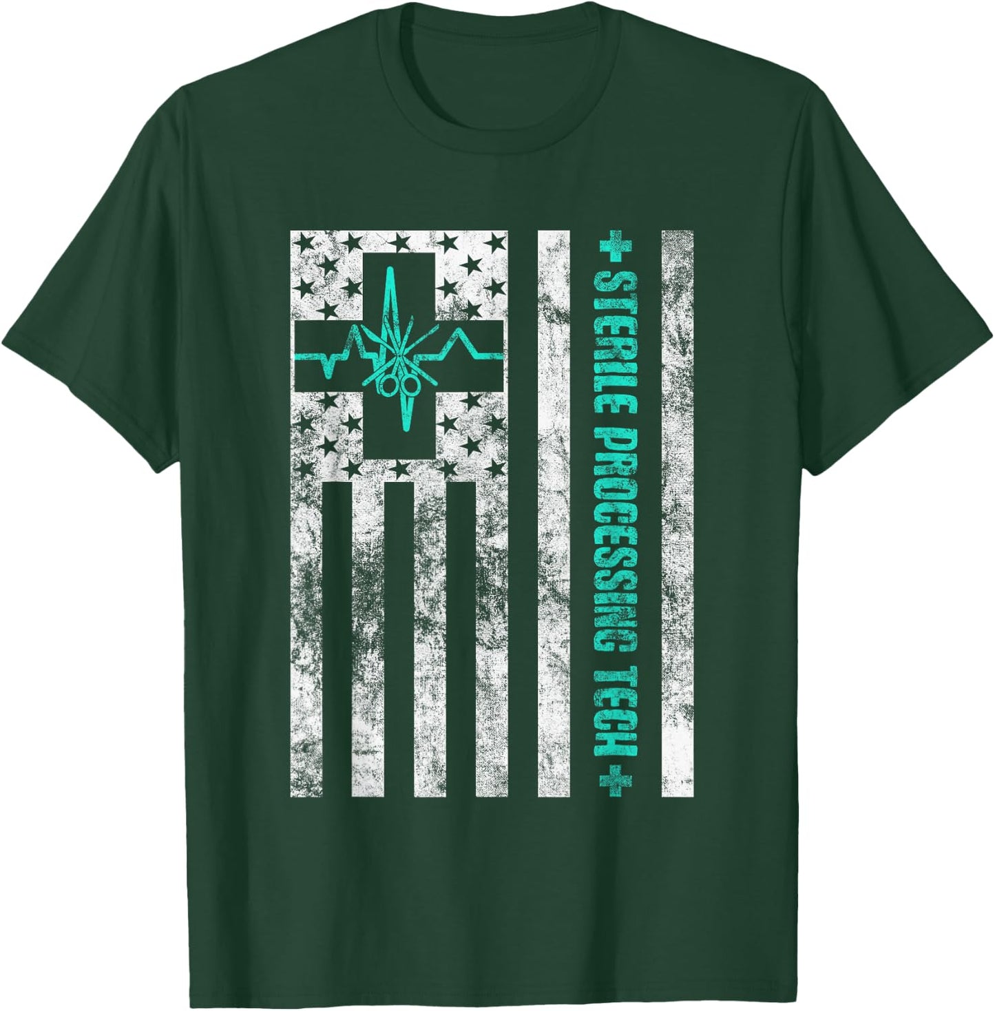Sterile Processing Technician CRCST Sterile Preparation Tech T-Shirt - T-Shirt | Forest