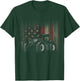 American Flag Tractor Patriotic Farmer T-Shirt - T-Shirt | Forest
