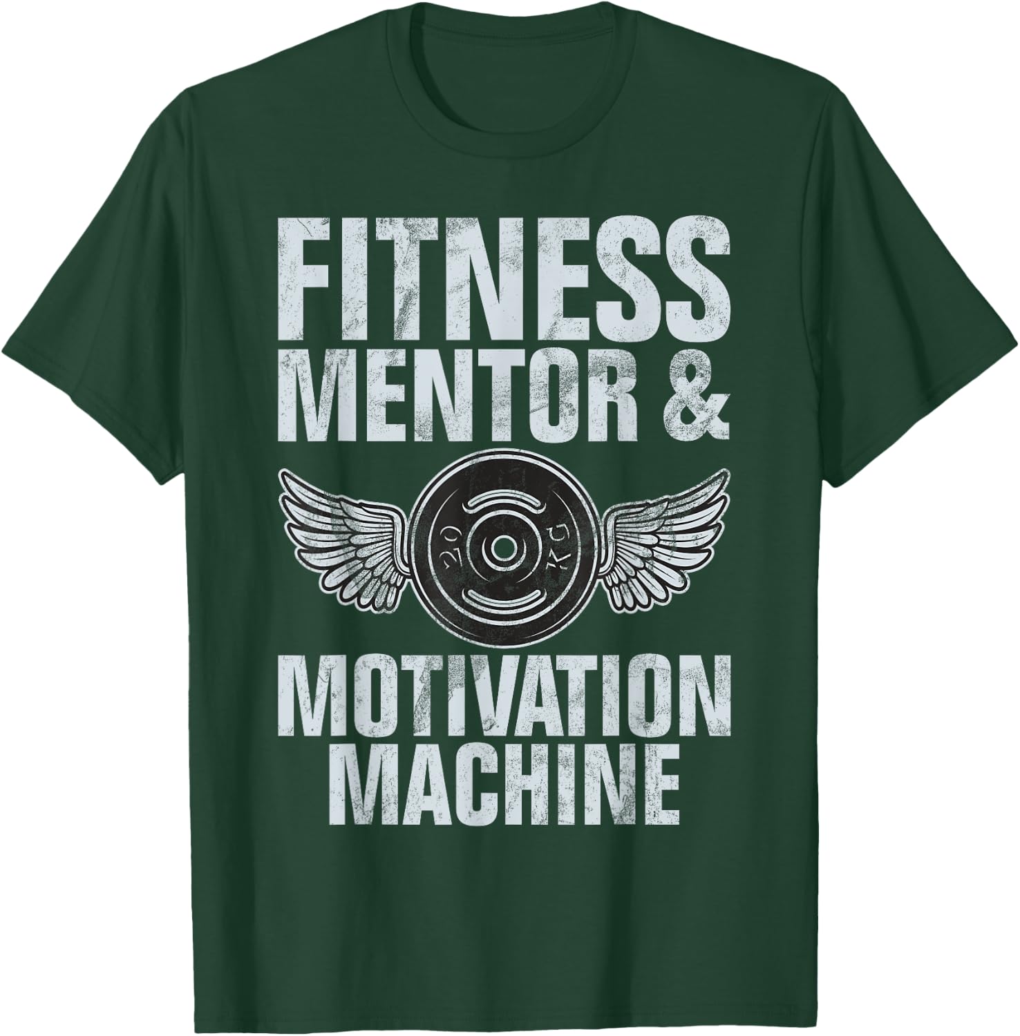 Fitness Mentor and Motivation Machine Personal Trainer T-Shirt - T-Shirt | Forest