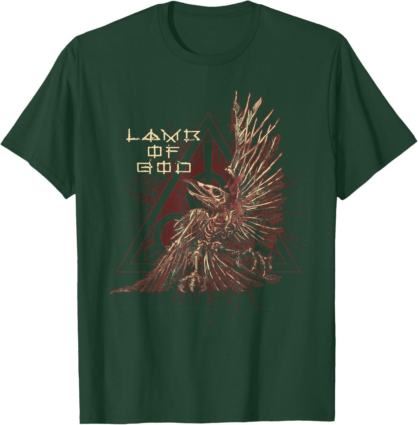 Lamb of God Duo Chrome Bird T-Shirt - T-Shirt | Forest