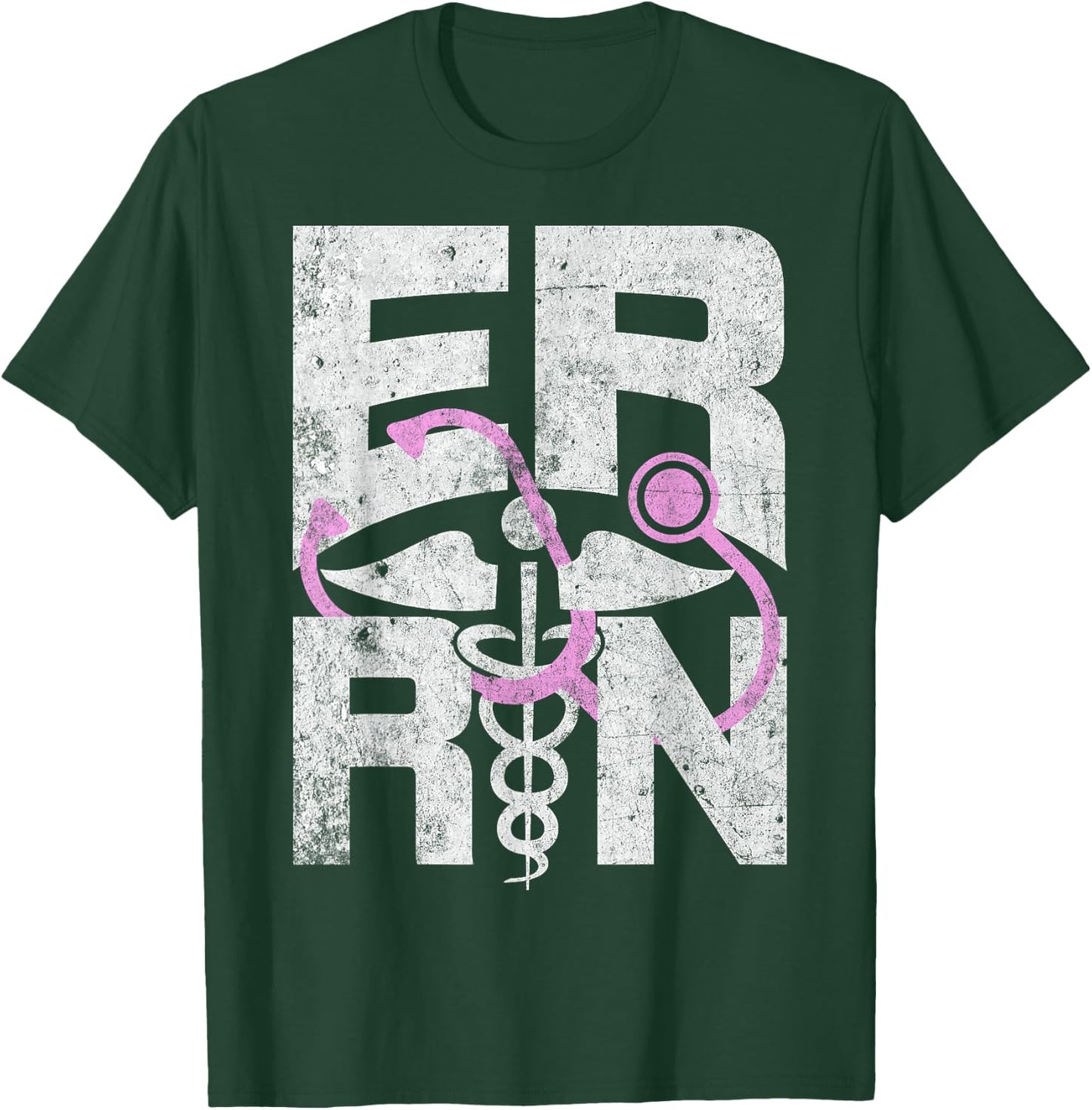 ER Registered Nurse - Funny Emergency Room RN Nurse Gifts T-Shirt - T-Shirt | Forest
