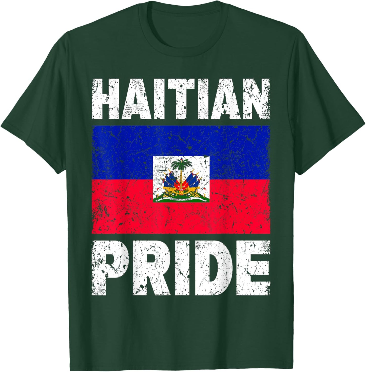 Haiti Flag Haitian Pride T-Shirt - T-Shirt | Forest