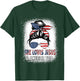 American Flag She Loves Jesus & America Too Christian Girl T-Shirt - T-Shirt | Forest