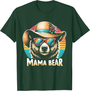 Mothers Day 2024 Mama Bear Shirt | Mothers Day Gift T-Shirt - T-Shirt | Forest