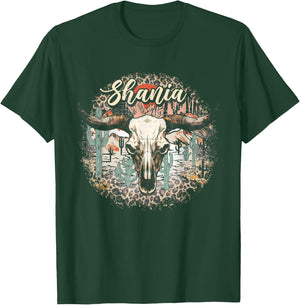 I Love Shania Vintage First Name Outfits Pride Name Happily T-Shirt - T-Shirt | Forest