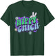 Hippy Chick, Women Girl Cute Retro Saying Hippie Floral T-Shirt - T-Shirt | Forest