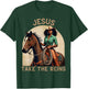 Jesus Take The Reins Christian Black Cowgirl Western Texas T-Shirt - T-Shirt | Forest