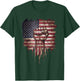 United We Stand Patriotic Gift USA Flag T-Shirt - T-Shirt | Forest