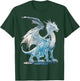 Ice Dragon Motif Mythical Art Ice Dragon T-Shirt - T-Shirt | Forest