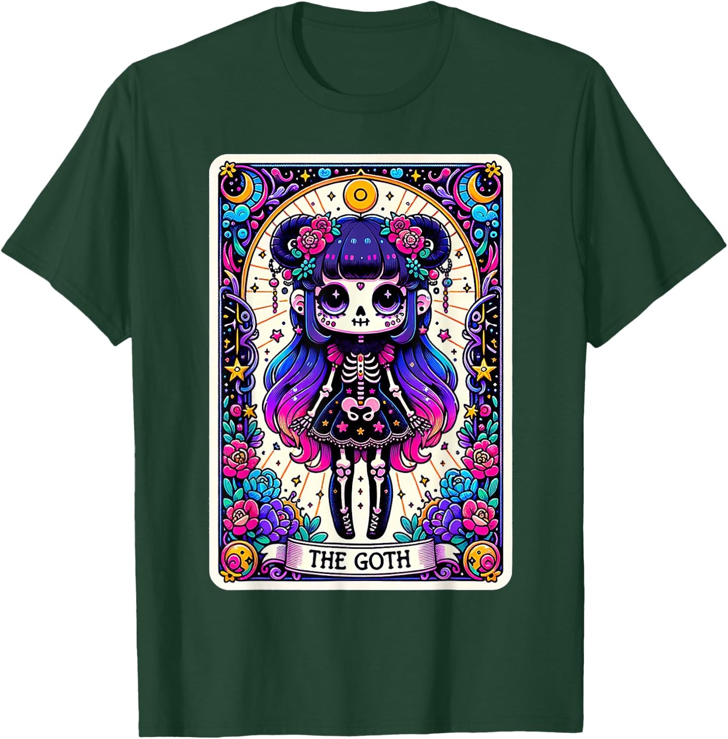 The Goth Tarot Card T-Shirt - T-Shirt | Forest