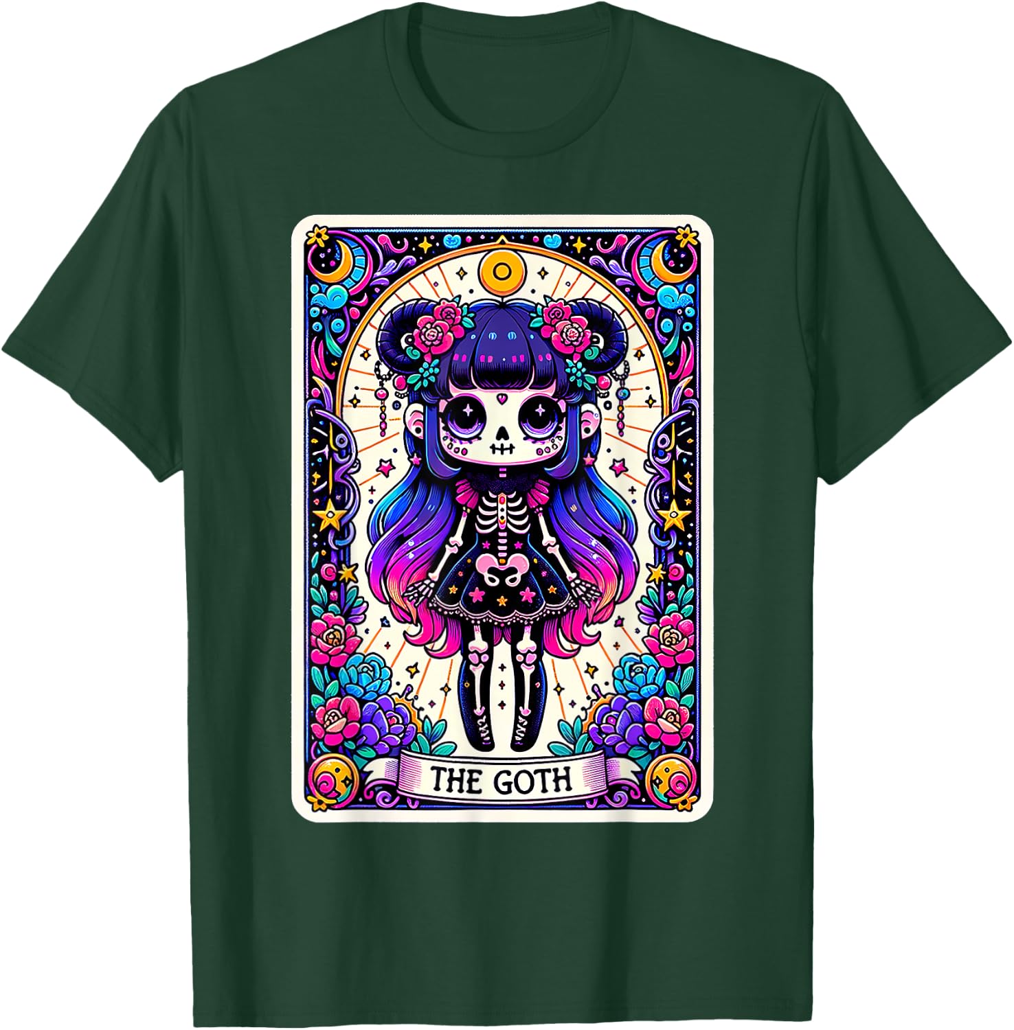 The Goth Tarot Card T-Shirt - T-Shirt | Forest