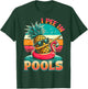 I Pee In Pools Swimming Joke Funny Summer Pool Party T-Shirt - T-Shirt | Forest