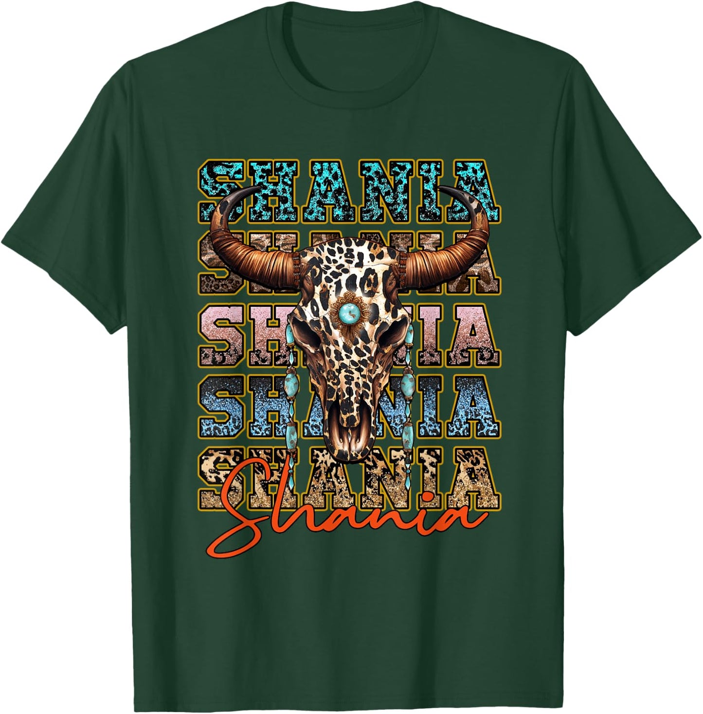 Love Shania First Name Personalized Team Shania Family Pride T-Shirt - T-Shirt | Forest