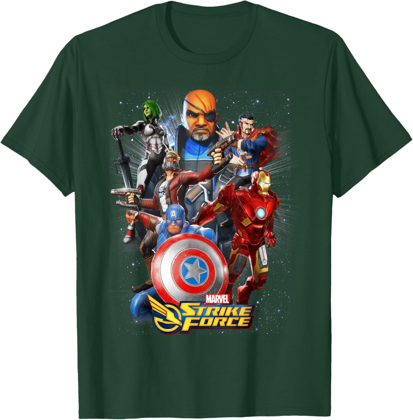 Marvel Strike Force Hero Team Up Graphic T-Shirt - T-Shirt | Forest