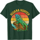 Retro Iguana Hunter Reptile Herpetologist Herpetology Lover T-Shirt - T-Shirt | Forest