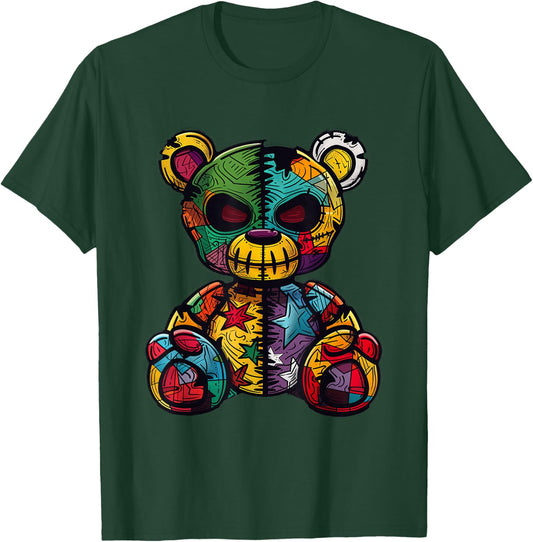 Twisted Teddy Bear - Cute Horror T-Shirt - T-Shirt | Forest