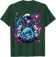 Astronaut Holding Planet Space Science T-Shirt - T-Shirt | Forest