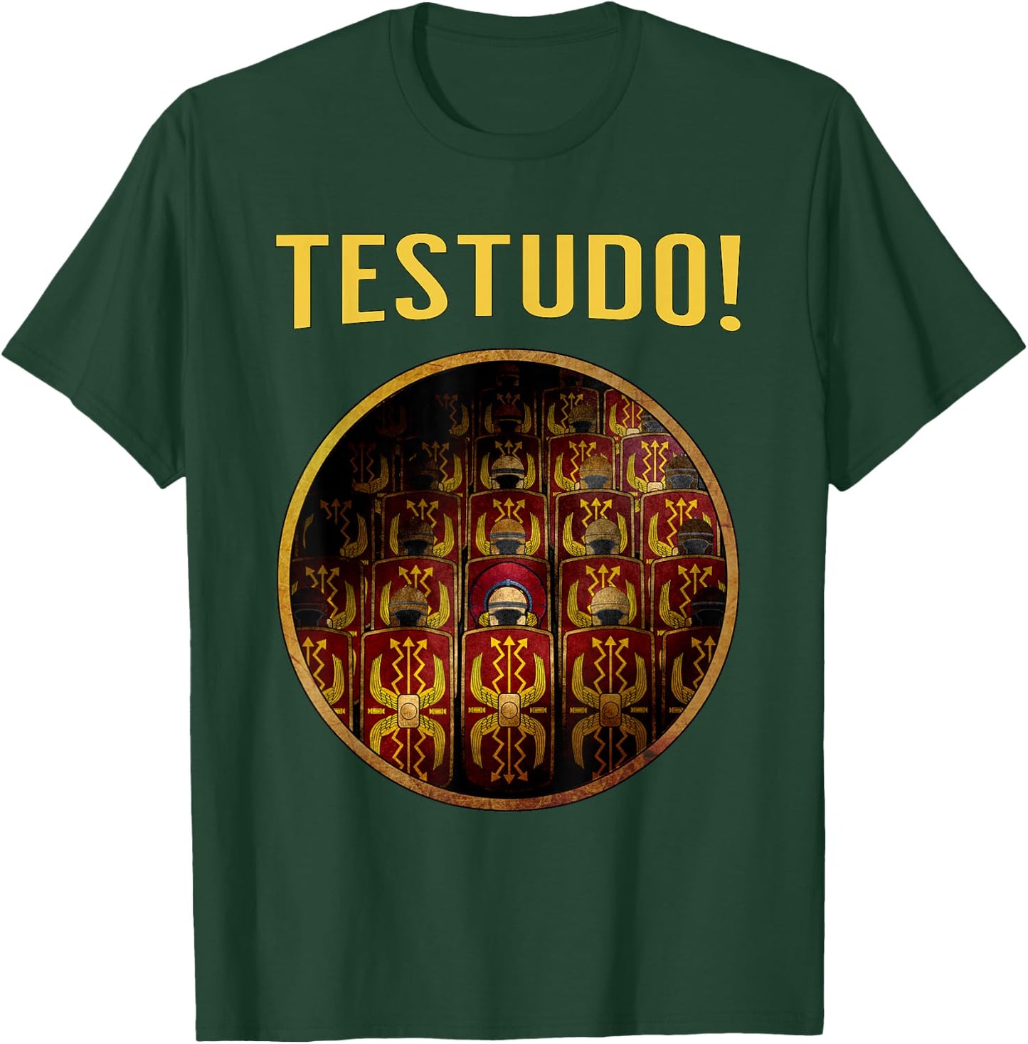 Roman Legions Testudo Ancient Roman Legionaries T-Shirt - T-Shirt | Forest